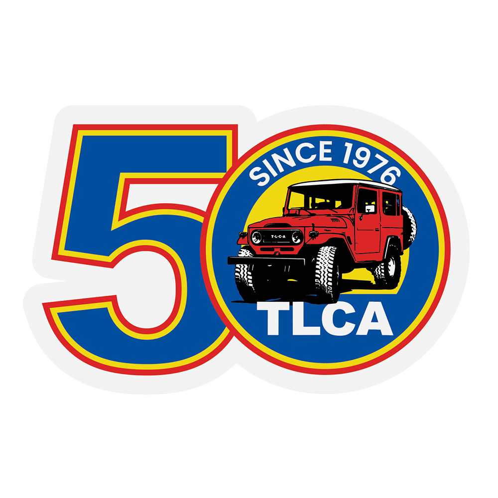 50th Anniversary TLCA Sticker